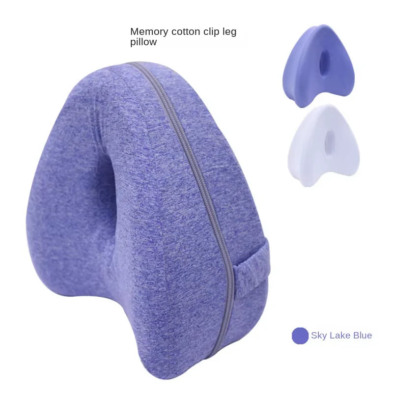 Ergonomic Spine Alignment Pillow for Hip Pain Relief and Sciatica Support, Ideal for Side Sleepers