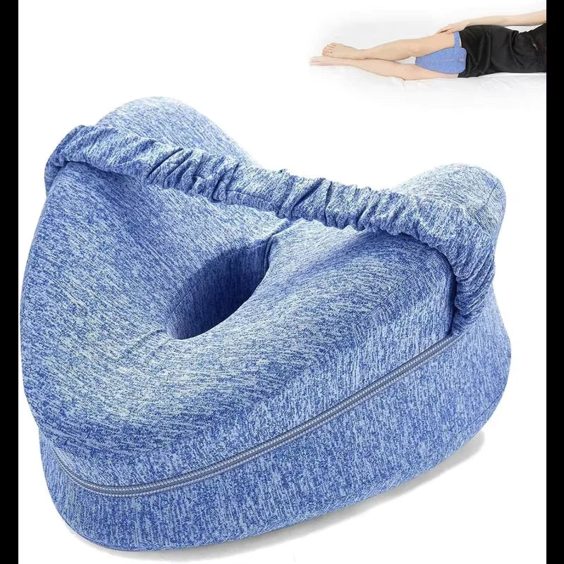 Ergonomic Spine Alignment Pillow for Hip Pain Relief and Sciatica Support, Ideal for Side Sleepers